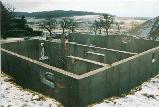 Der Keller entstand im tiefsten Winter